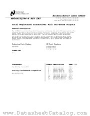 54ACTQ544SDMQB datasheet pdf National Semiconductor