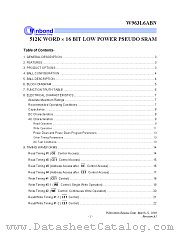 W963L6ABN datasheet pdf Winbond Electronics