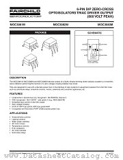 MOC3082SM datasheet pdf Fairchild Semiconductor