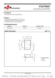 STK7002F datasheet pdf AUK Corp