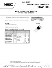 2SA1008(1) datasheet pdf NEC