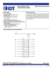 IDT54FCT541CTDB datasheet pdf IDT