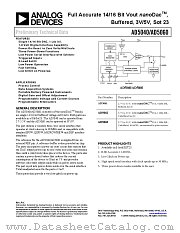AD5060ARJZ-2500RL7 datasheet pdf Analog Devices