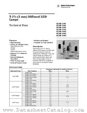 HLMP-3301-FI0CD datasheet pdf Agilent (Hewlett-Packard)