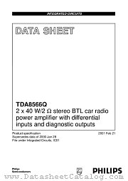 TDA8566Q/N2 datasheet pdf Philips