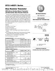 DTC123JE datasheet pdf ON Semiconductor