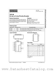 74F148SJX datasheet pdf Fairchild Semiconductor