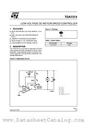 TDA7274D datasheet pdf ST Microelectronics