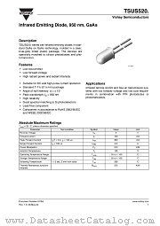 TSUS5201 datasheet pdf Vishay