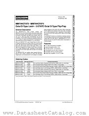 MM74HCT574WMX datasheet pdf Fairchild Semiconductor