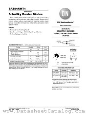 BAT54ALT1 datasheet pdf ON Semiconductor