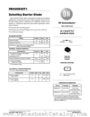 BAT54XV2T1 datasheet pdf ON Semiconductor