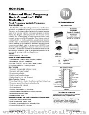 MC44603A datasheet pdf ON Semiconductor