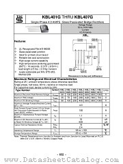 KBL405G datasheet pdf Taiwan Semiconductor