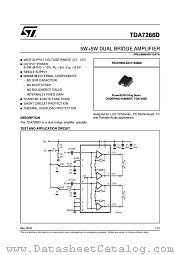 TDA7266D datasheet pdf ST Microelectronics