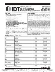 IDT71V35761S166PFI datasheet pdf IDT