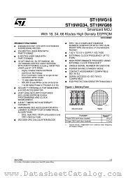 GST/ST19WG66AW40 datasheet pdf ST Microelectronics