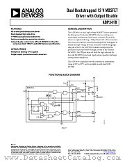 ADP3418JRZ datasheet pdf Analog Devices