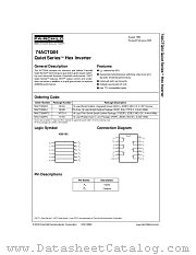 74ACTQ04SC datasheet pdf Fairchild Semiconductor