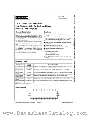 74LVTH16244MEAX datasheet pdf Fairchild Semiconductor