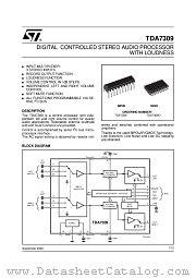 TDA7309D013TR datasheet pdf ST Microelectronics