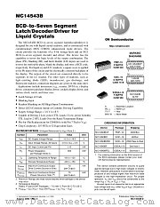 MC14543BDR2 datasheet pdf ON Semiconductor
