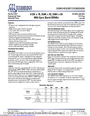 GS880V32B datasheet pdf GSI Technology