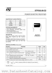STPS5L40-C2 datasheet pdf ST Microelectronics