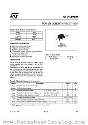 STPS120 datasheet pdf ST Microelectronics