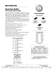 MC74VHC126DTR2 datasheet pdf ON Semiconductor
