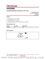 HVU306B datasheet pdf Renesas