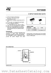HCF4068 datasheet pdf ST Microelectronics