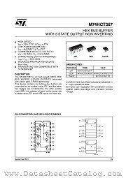 M74HCT367 datasheet pdf ST Microelectronics