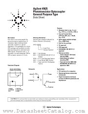 4N25-000E datasheet pdf Agilent (Hewlett-Packard)
