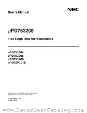 UPD753204GT-XXX-T1 datasheet pdf NEC