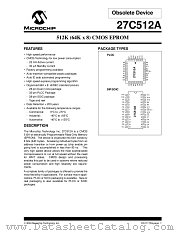 27C512A-10 datasheet pdf Microchip