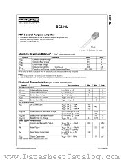 BC214L_L34Z datasheet pdf Fairchild Semiconductor