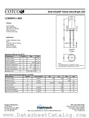 LC503NYL1-30Q datasheet pdf Marktech Optoelectronics