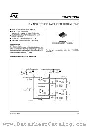 TDA7263SA datasheet pdf ST Microelectronics
