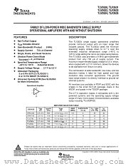 TLV2633IDGSR datasheet pdf Texas Instruments