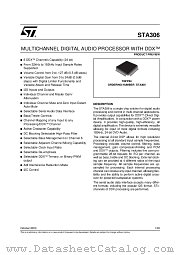 STA306 datasheet pdf ST Microelectronics