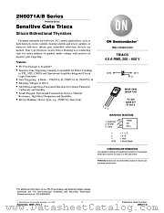 2N6071BT datasheet pdf ON Semiconductor