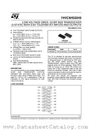 74VCXH32245 datasheet pdf ST Microelectronics