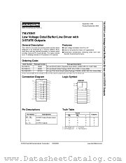 74LVX541MTCX datasheet pdf Fairchild Semiconductor