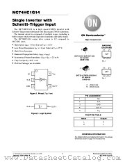 MC74HC1G14DFT1 datasheet pdf ON Semiconductor