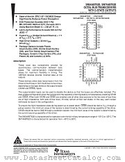 SN74ABT620DBR datasheet pdf Texas Instruments