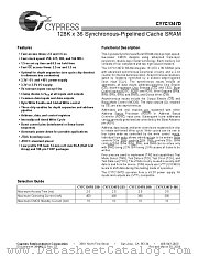 CY7C1347D datasheet pdf Cypress