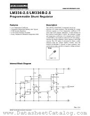 LM336Z25 datasheet pdf Fairchild Semiconductor