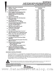 SN74CBT16811CDGVR datasheet pdf Texas Instruments