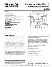 AD5570WRS datasheet pdf Analog Devices
